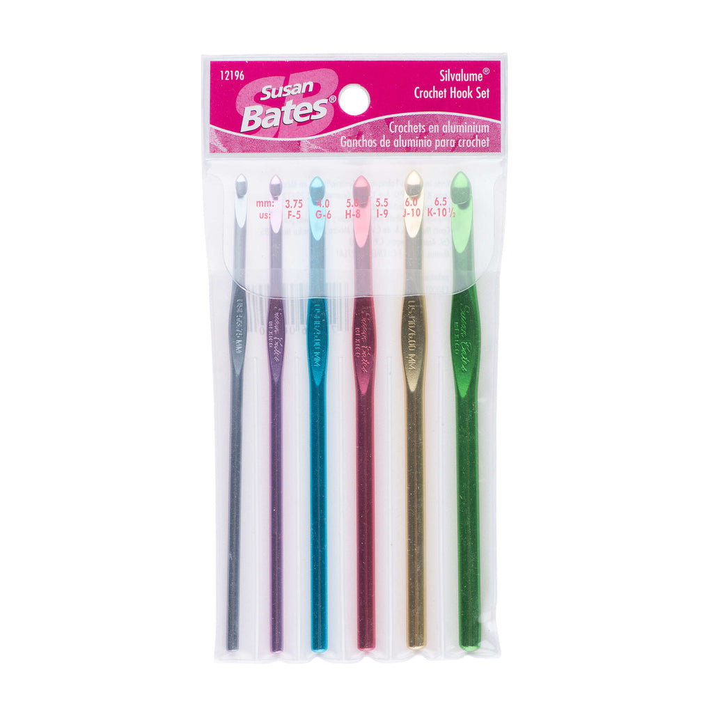 Silvalume Set of 6 Crochet Hooks