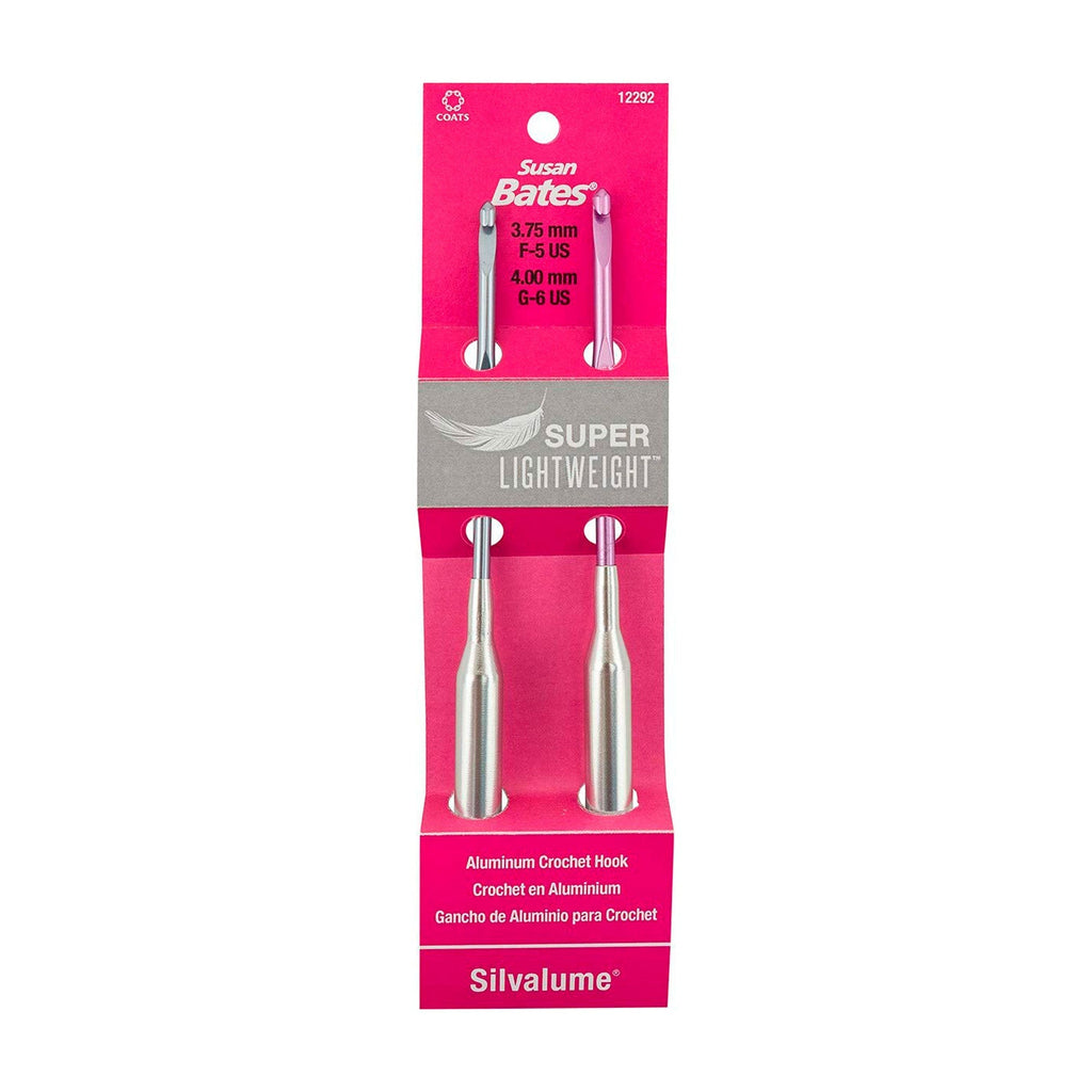 Silvalume Set of 2 Super Lightweight Crochet Hooks - Clearance Items