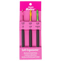 Soft Ergonomic Crochet Hook Set: Sizes I J K