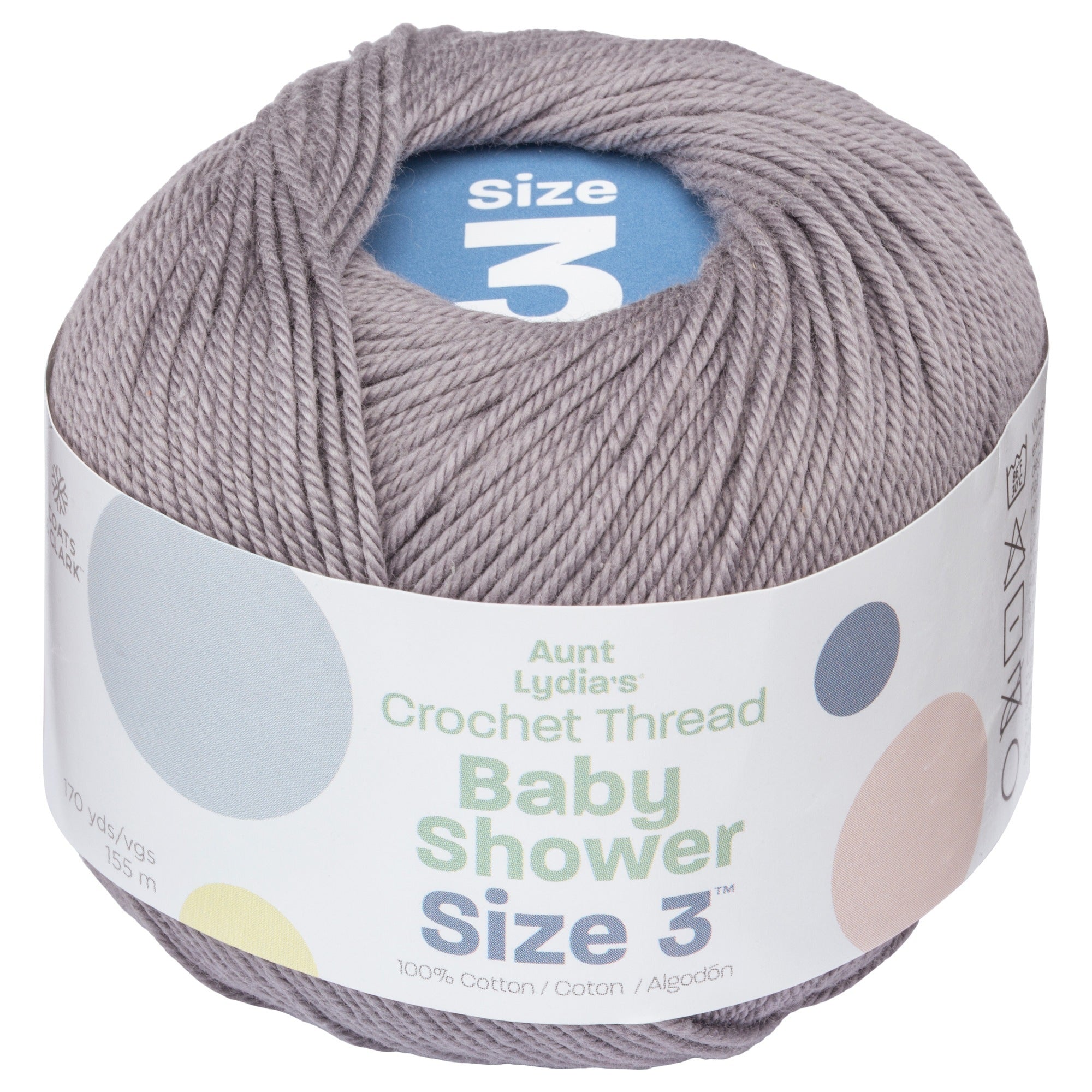 Baby Shower Crochet Thread Size 3 - Clearance Shades
