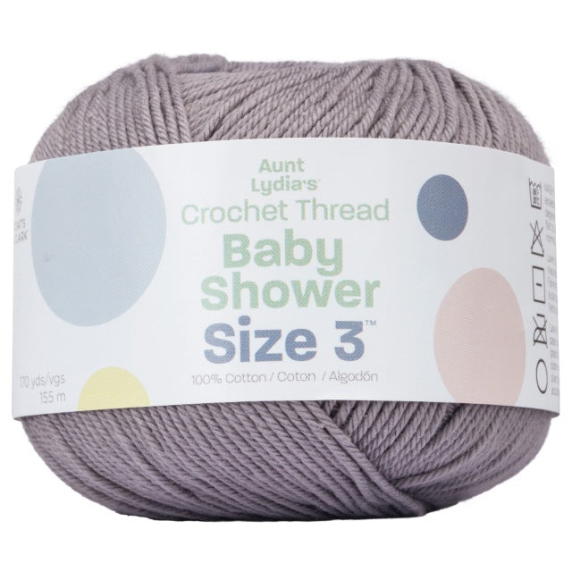 Baby Shower Crochet Thread Size 3 - Clearance Shades