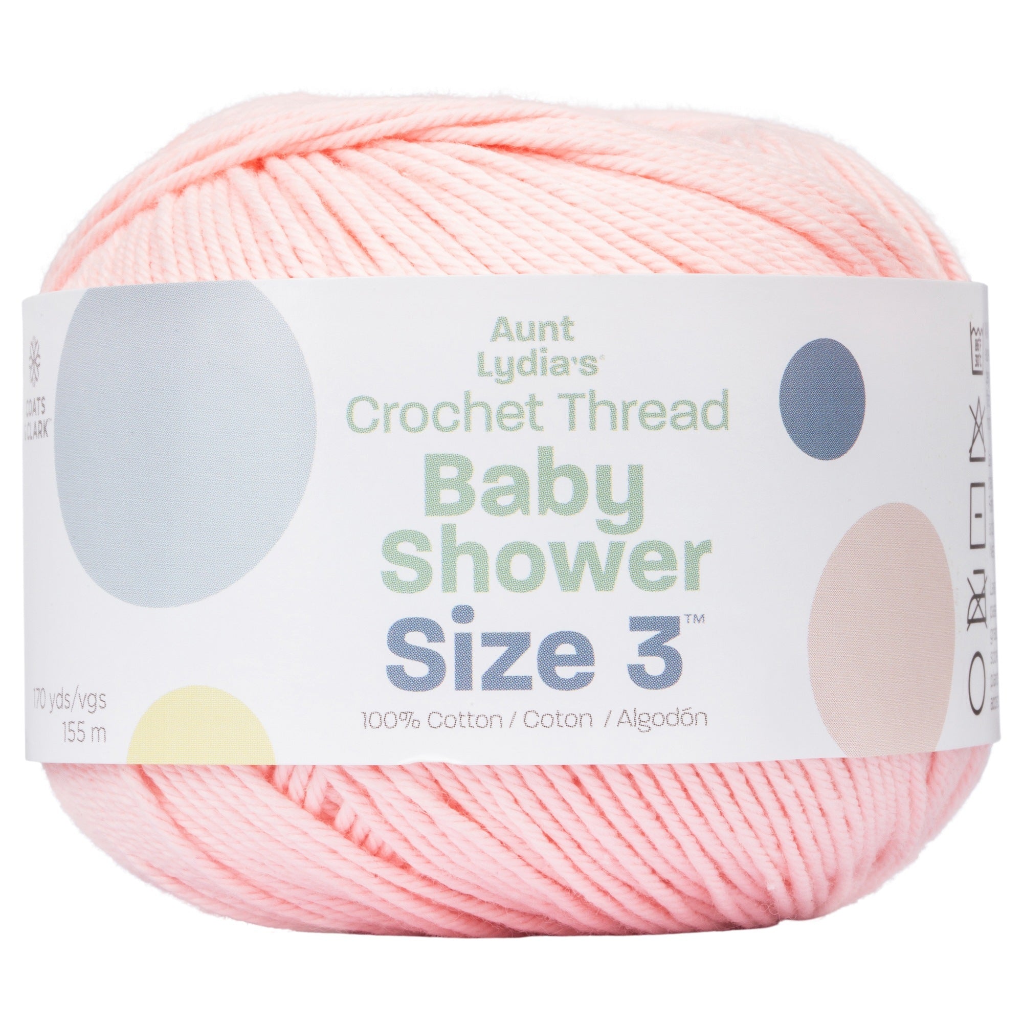 Baby Shower Crochet Thread Size 3 - Clearance Shades
