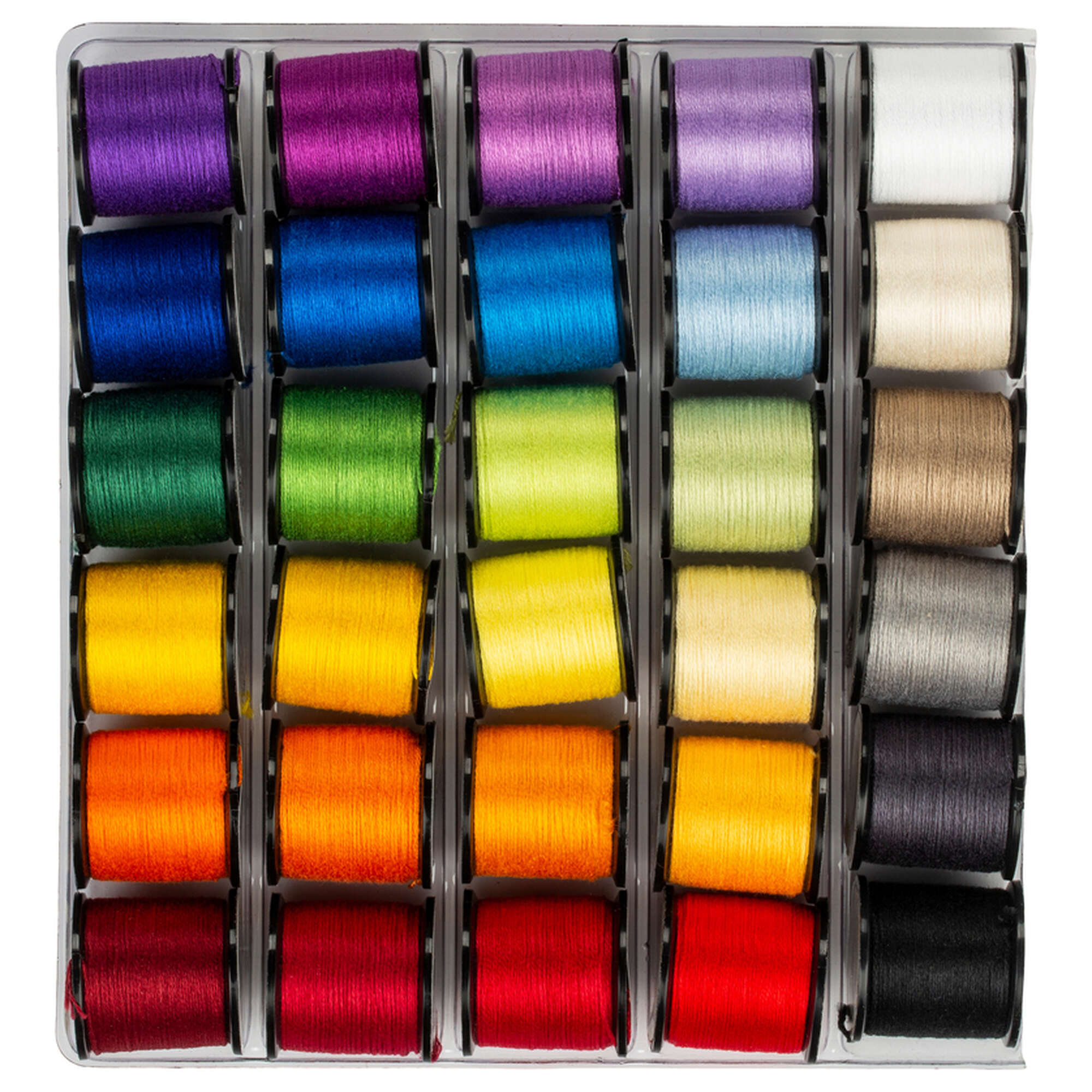Embroidery Floss on Spools 30 Pack