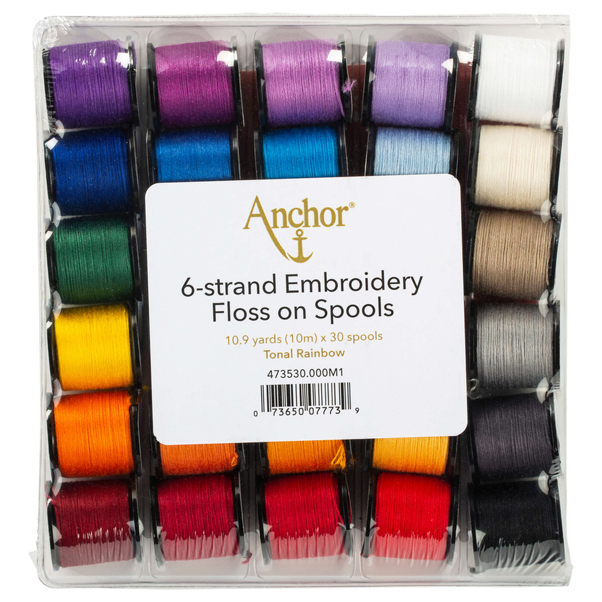 Embroidery Floss on Spools 30 Pack