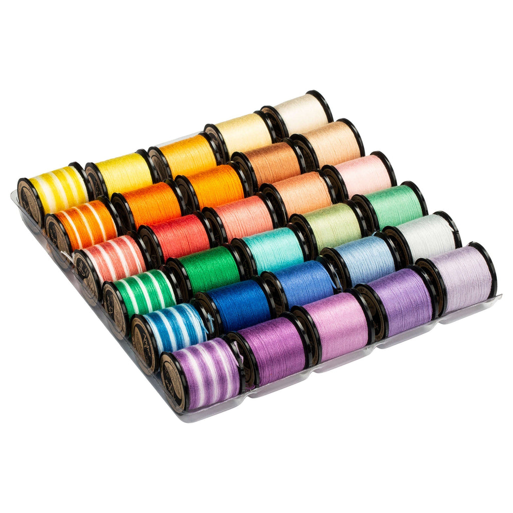 Embroidery Floss on Spools 30 Pack