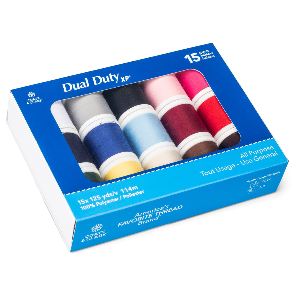 Dual Duty XP All Purpose Sewing Thread Set 15 Spools