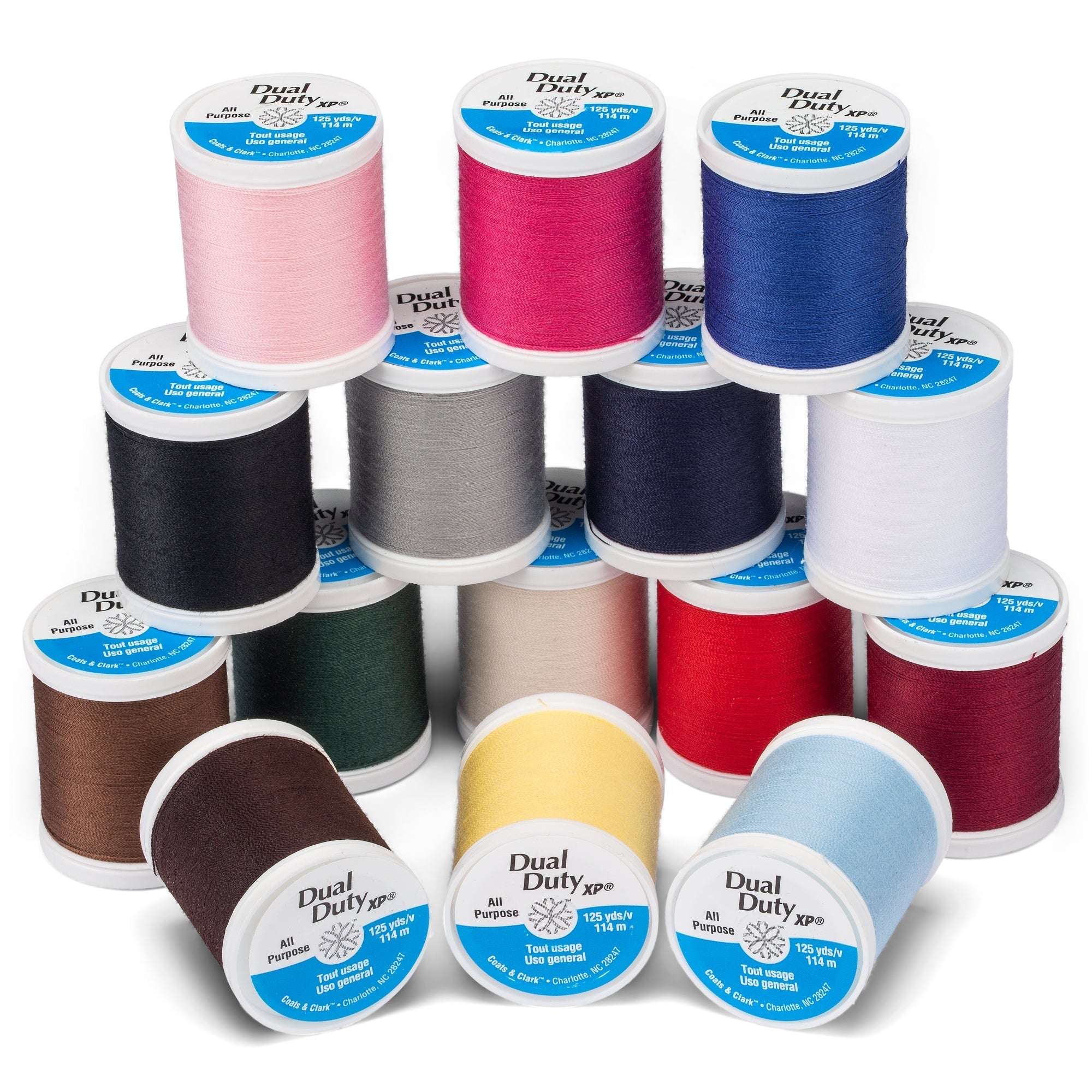Dual Duty XP All Purpose Sewing Thread Set 15 Spools