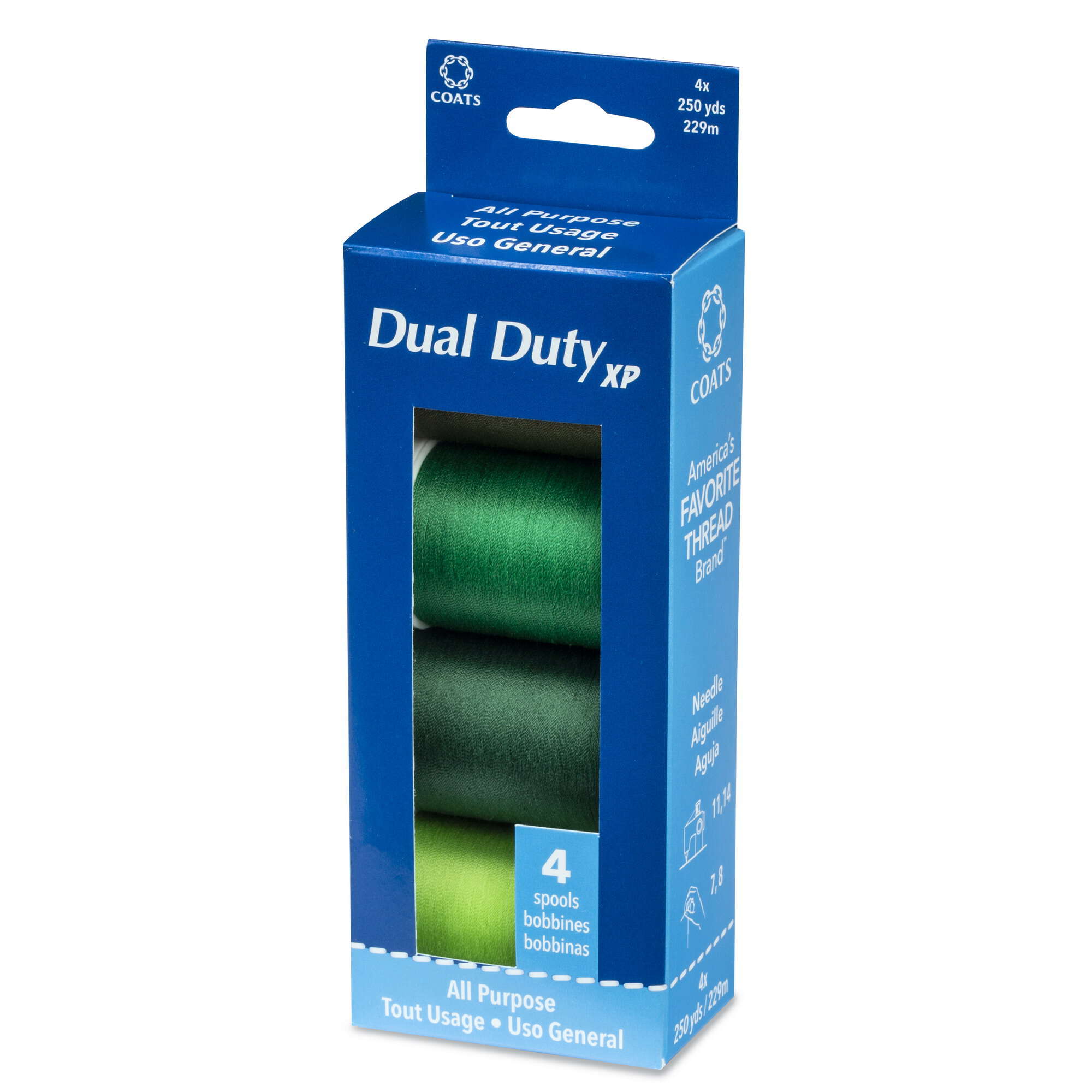 Dual Duty XP All Purpose Sewing Thread 4 Spools - Clearance Shades