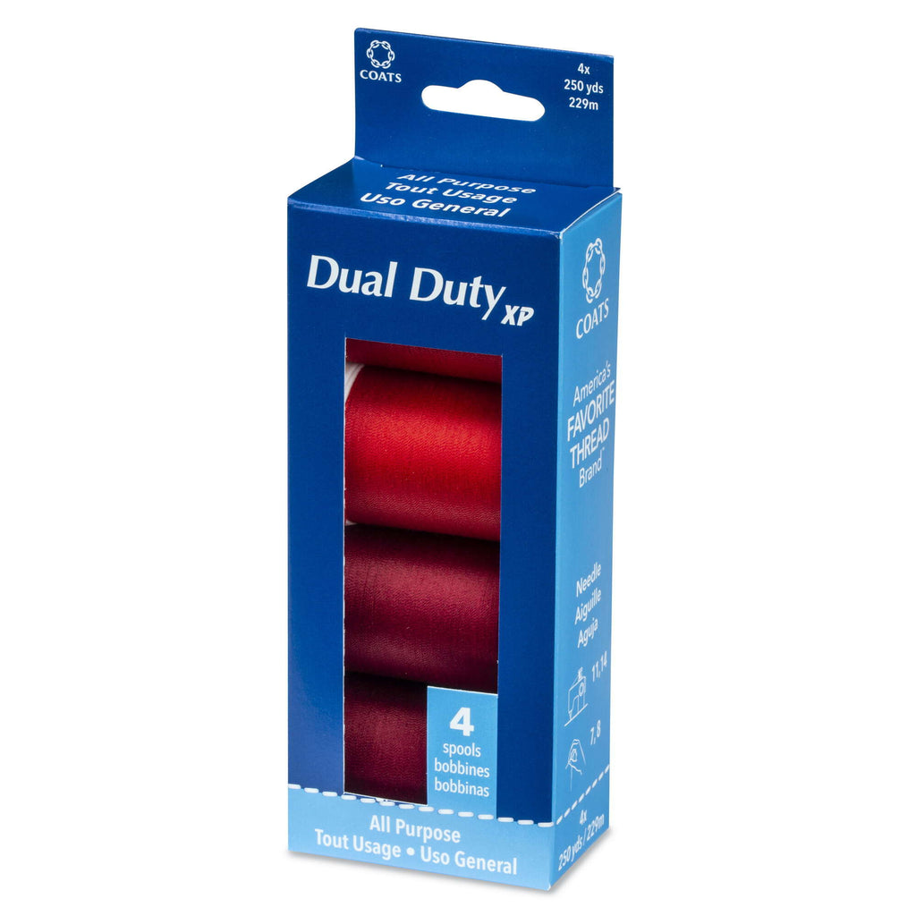 Dual Duty XP All Purpose Sewing Thread 4 Spools - Clearance Shades