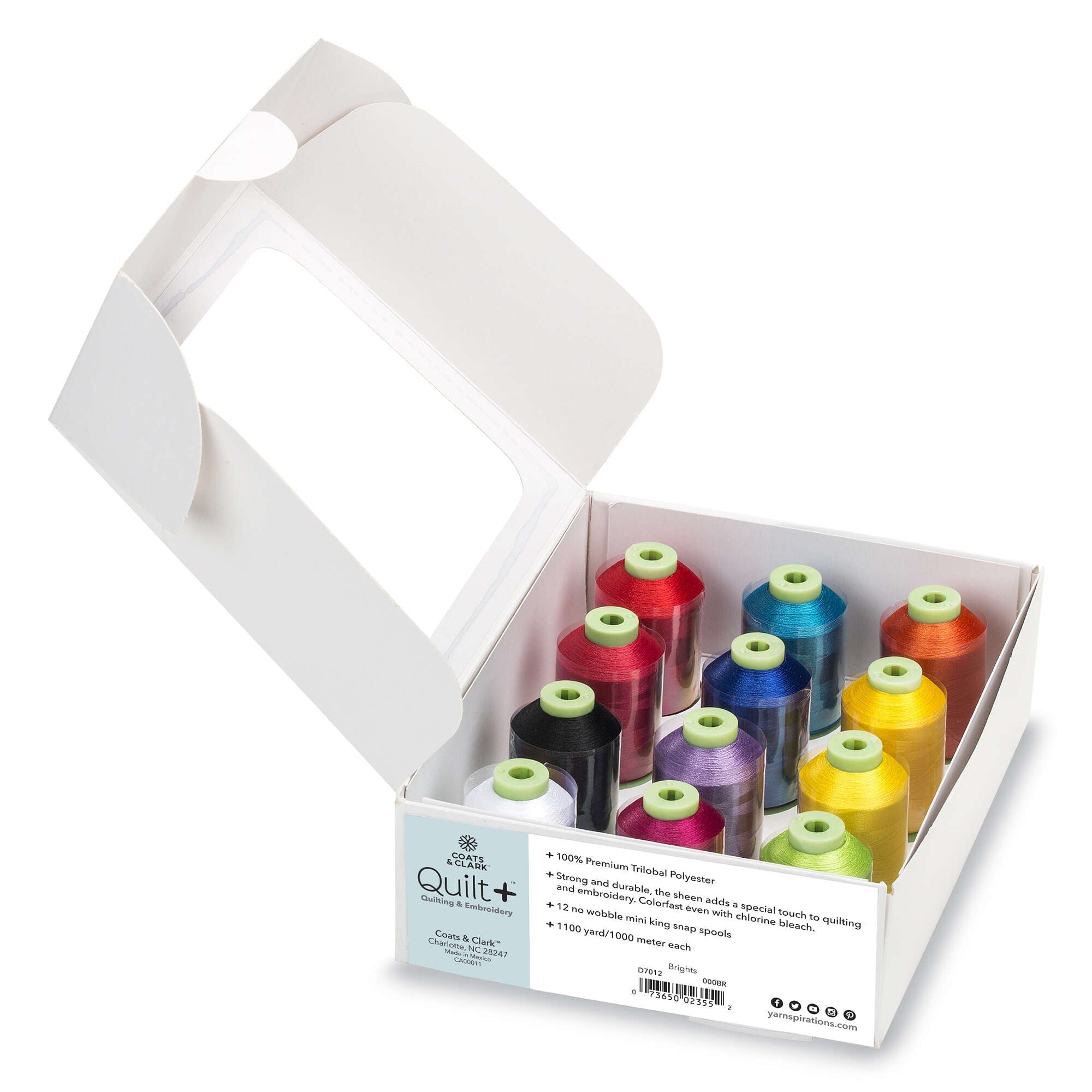 Quilt + Quilting & Embroidery Thread 12 Spool Set - Clearance Items