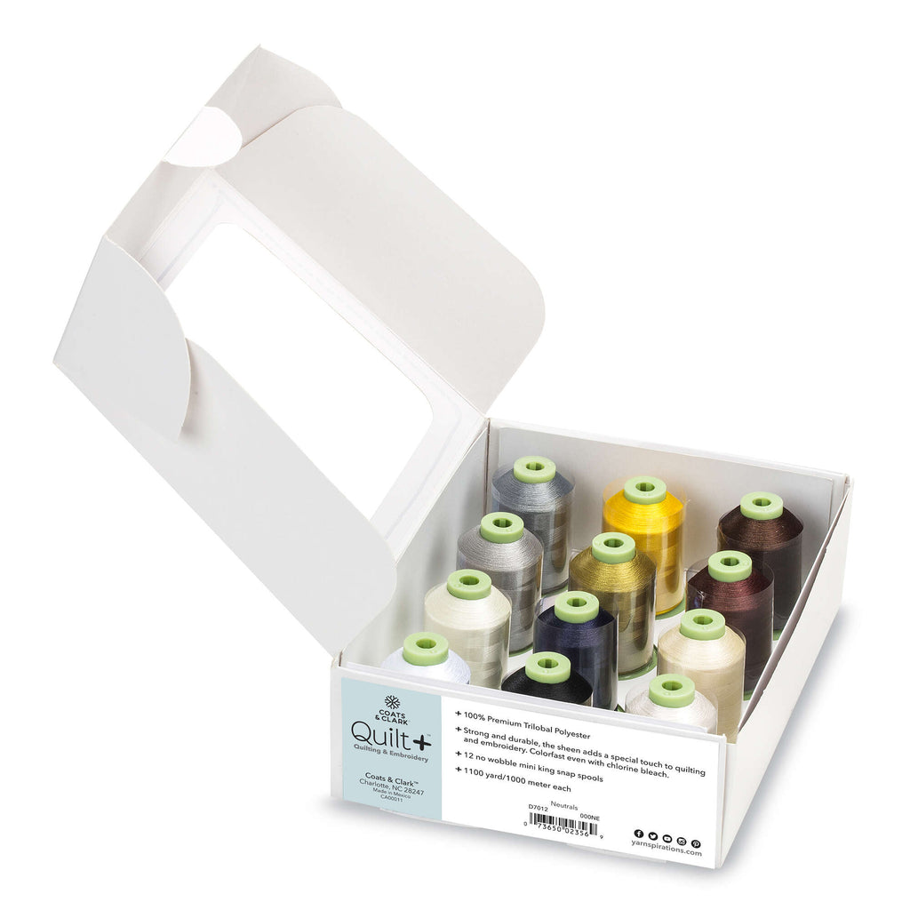 Quilt + Quilting & Embroidery Thread 12 Spool Set - Clearance Items