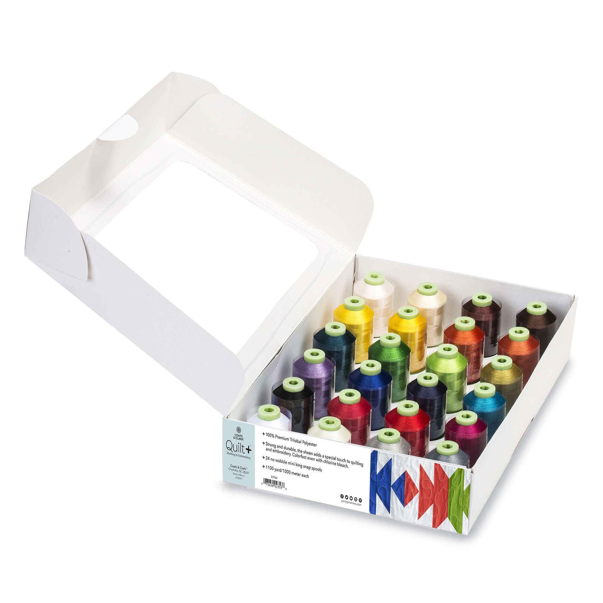 Quilt + Quilting & Embroidery Thread with Storage Box - Clearance Items