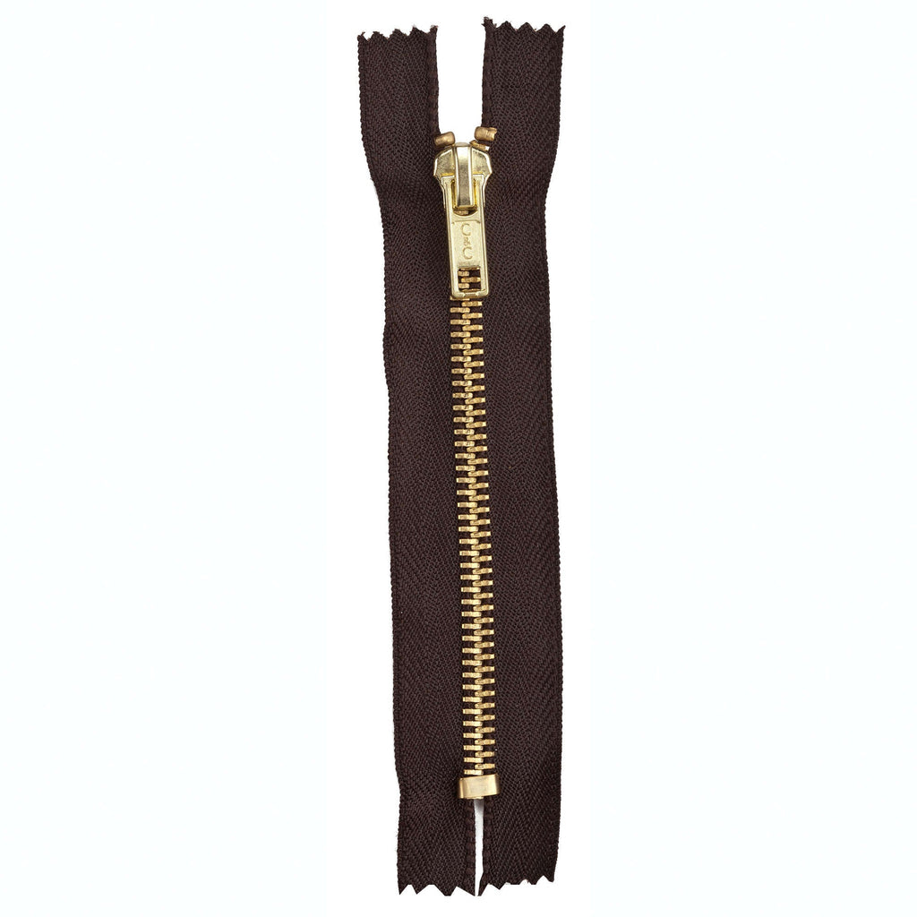 Fashion Metal Closed End Brass Zippers