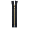 Fashion Metal Separating Brass Zippers