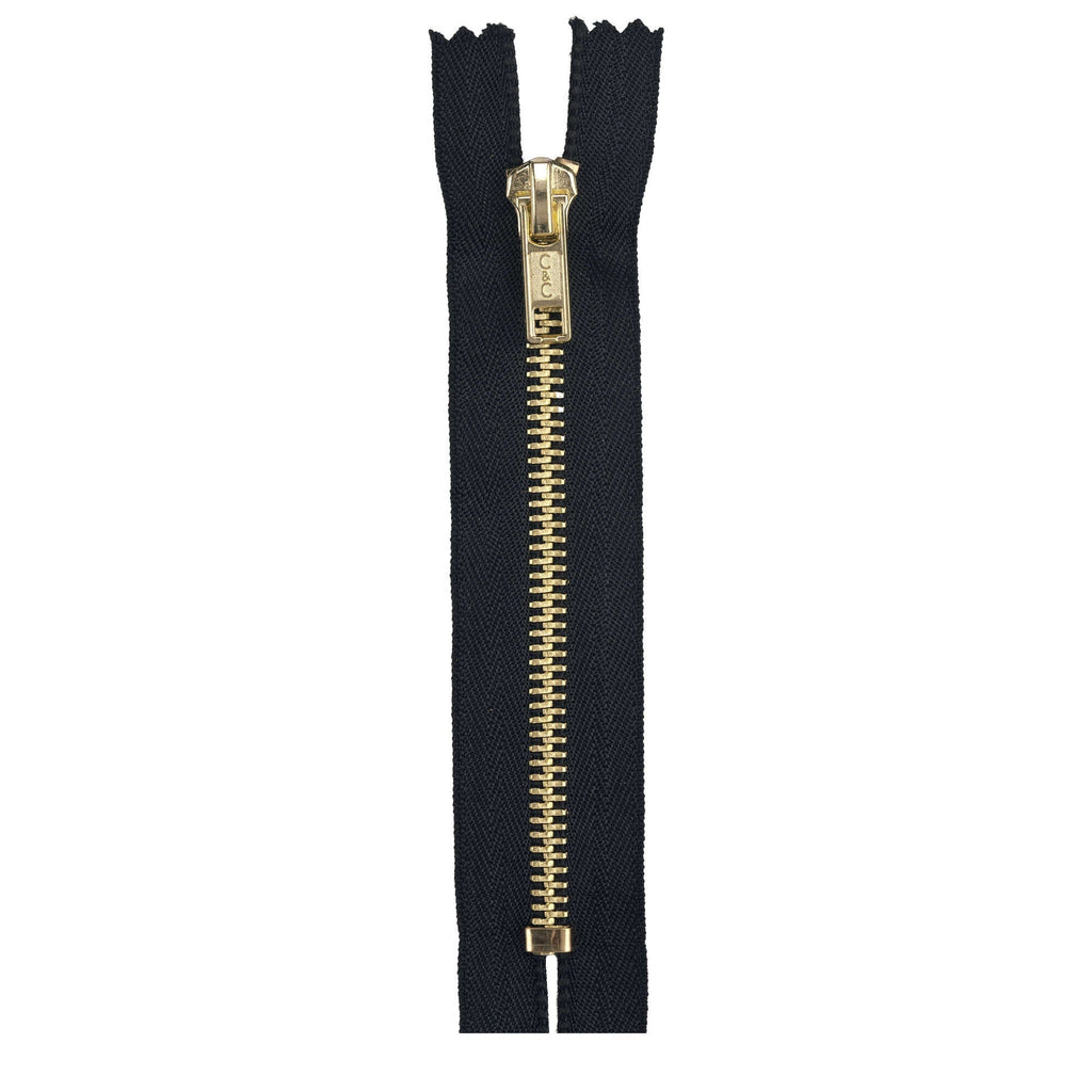 Fashion Metal Separating Brass Zippers