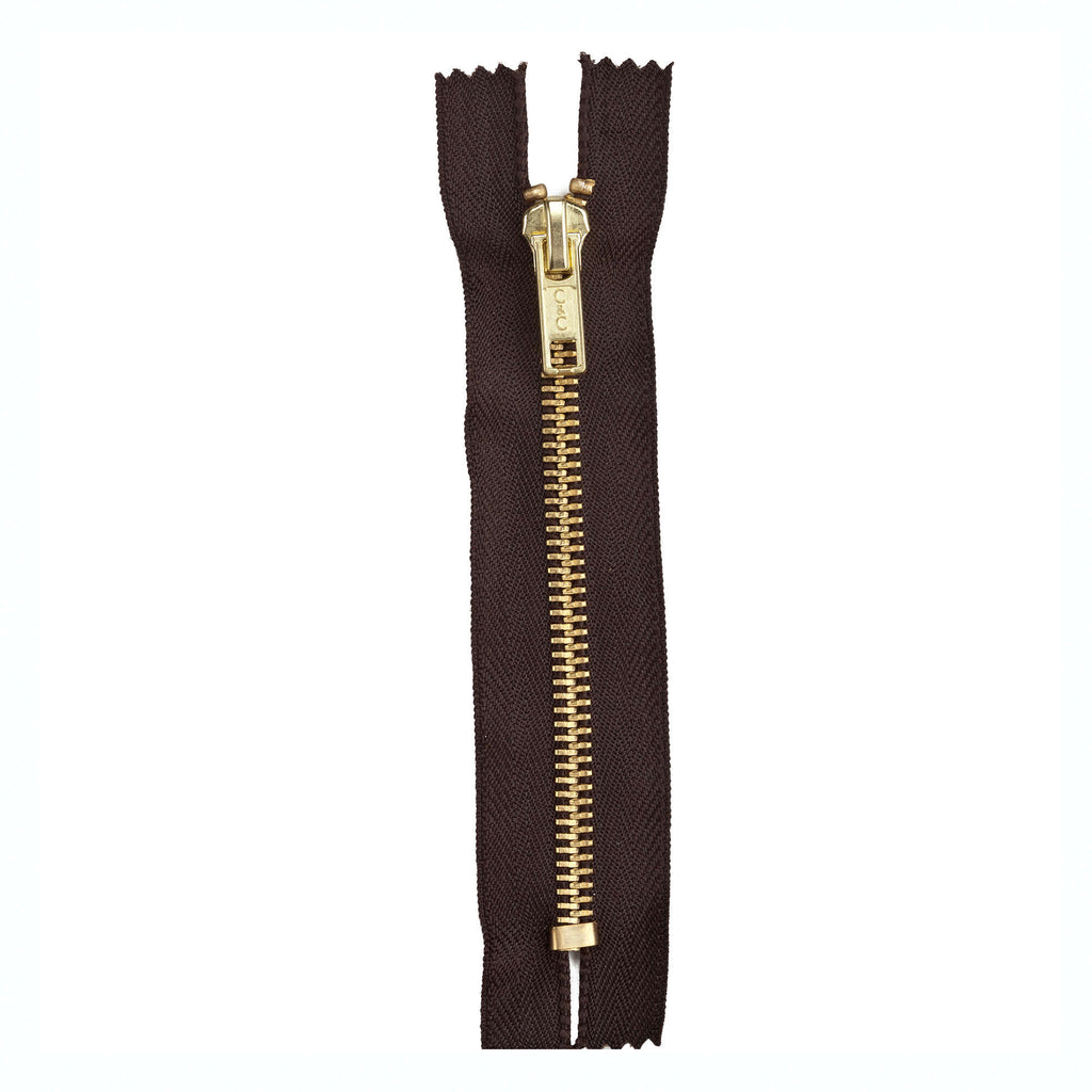 Fashion Metal Separating Brass Zippers