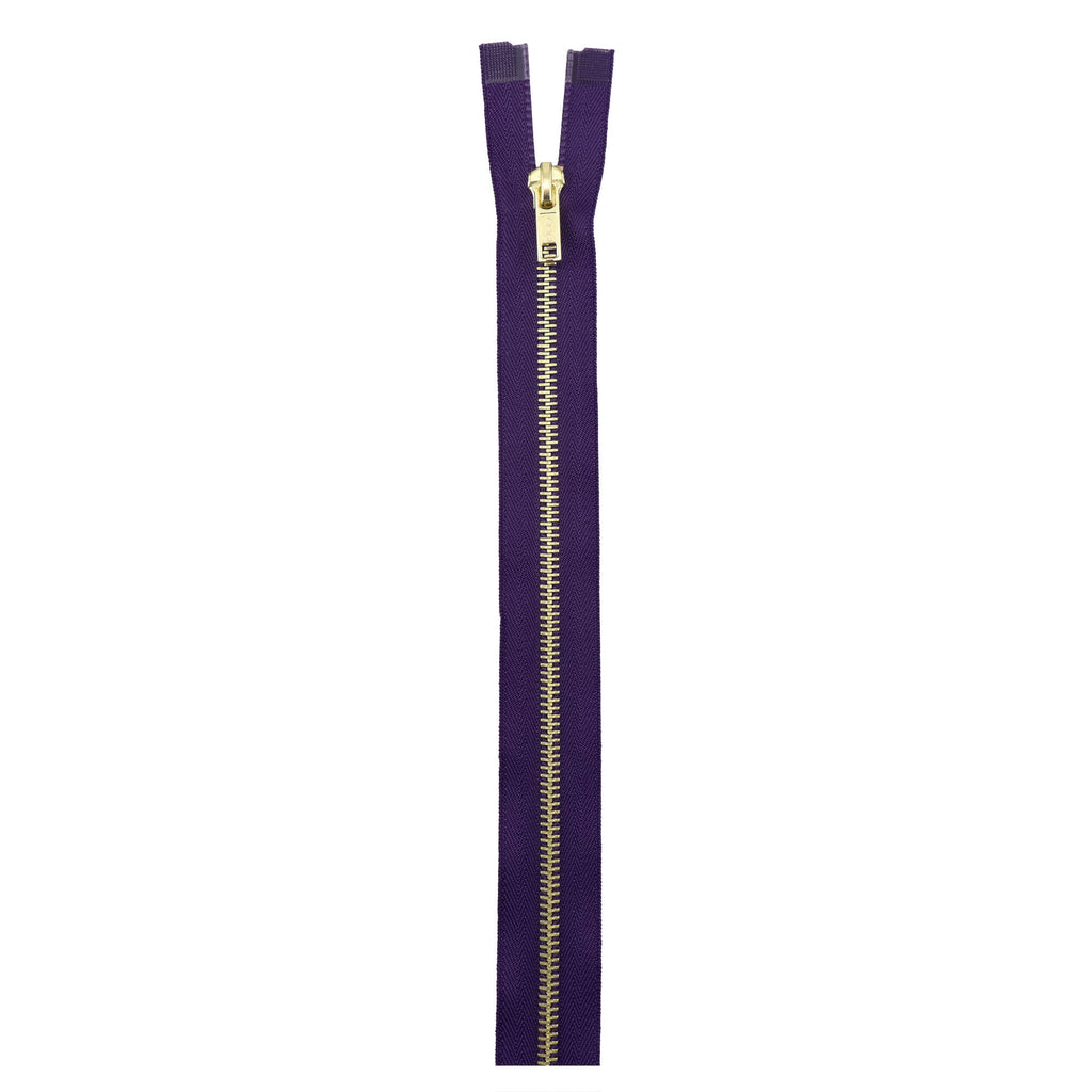 Fashion Metal Separating Brass Zippers
