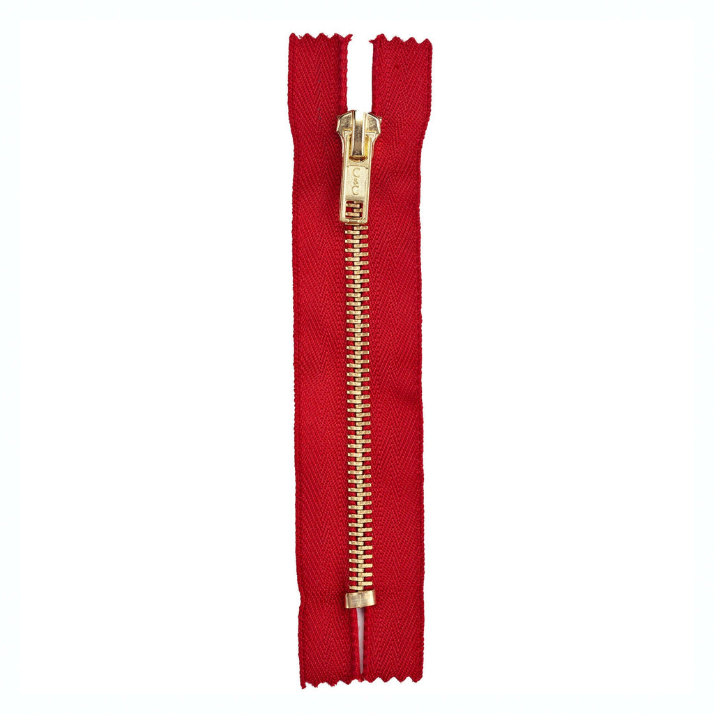Fashion Metal Separating Brass Zippers