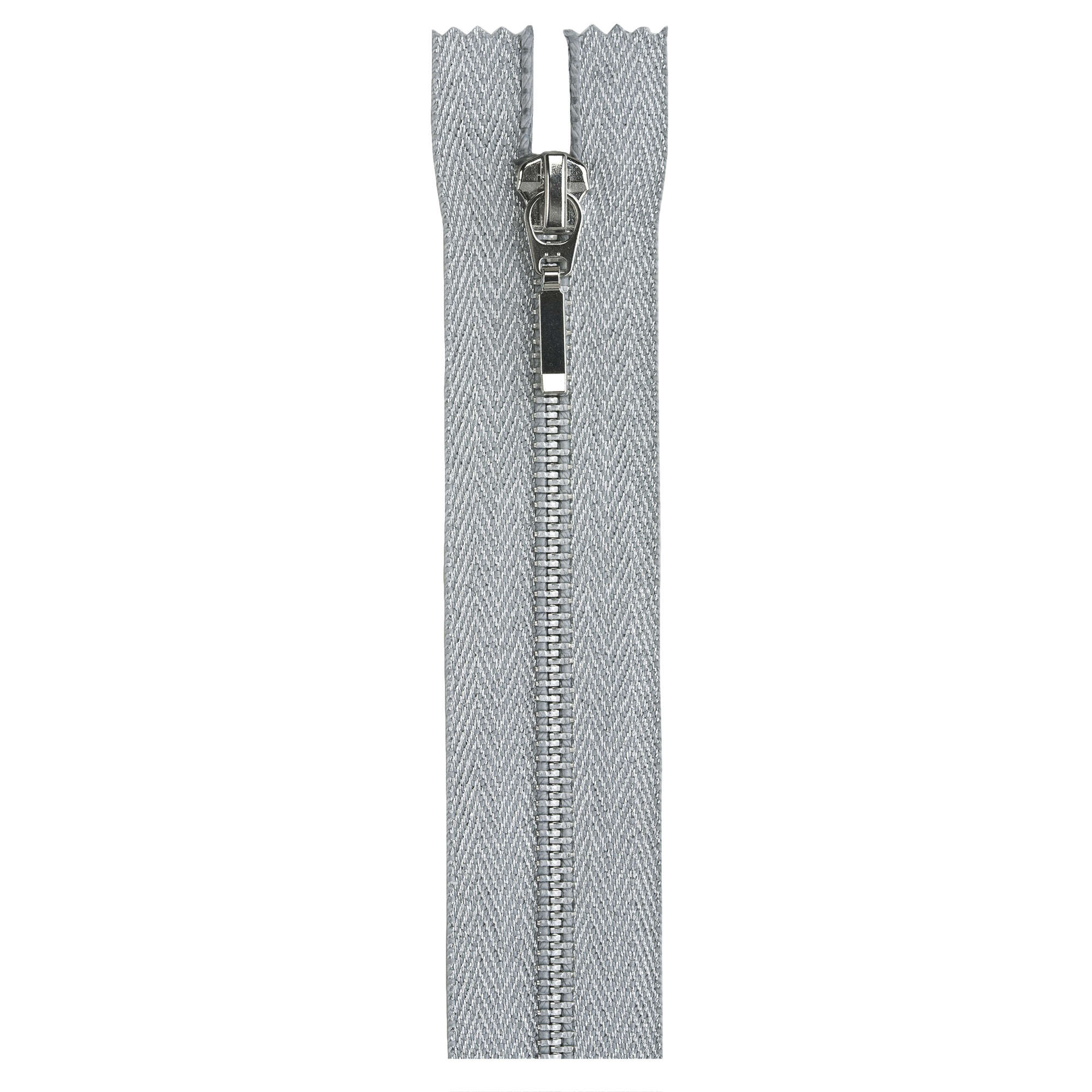 Metallic Closed End Zippers - 9 inches