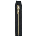 Brass Pocket Zippers - 5 inches